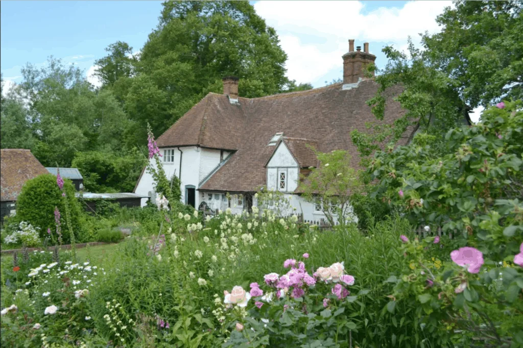 Gardens around Manor Farm house
