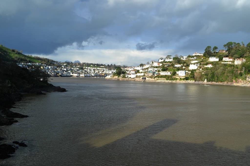 A view up the River Dart from Dartmouth Castle