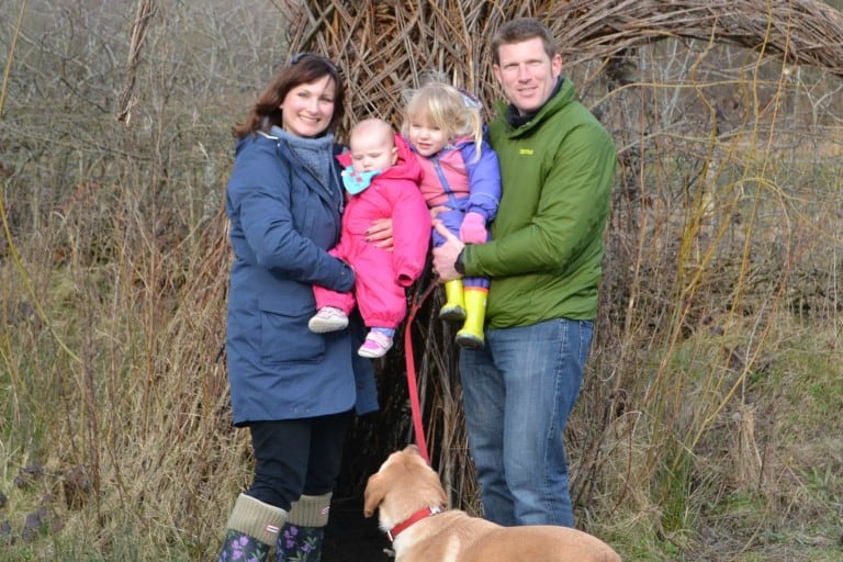 Tin Box family in Parc Slip Wales