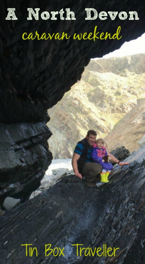 A North Devon caravan weekend pin