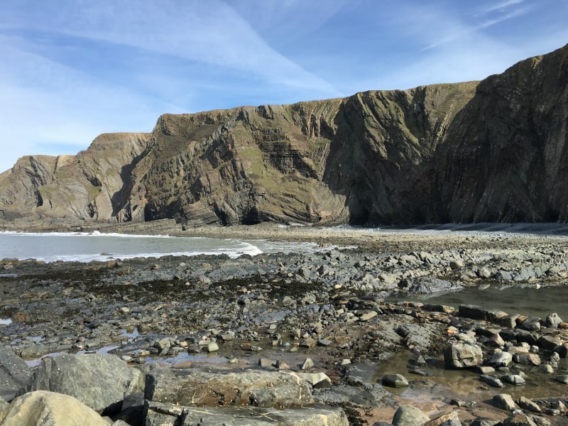 Hartland Quay North Devon caravan weekend