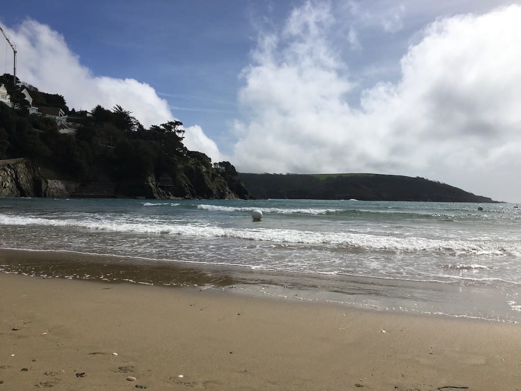 A view across North Sands at Salcombe