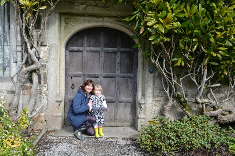 Tin Box Traveller and Tot at Lanhyrock House during our break in Cornwall