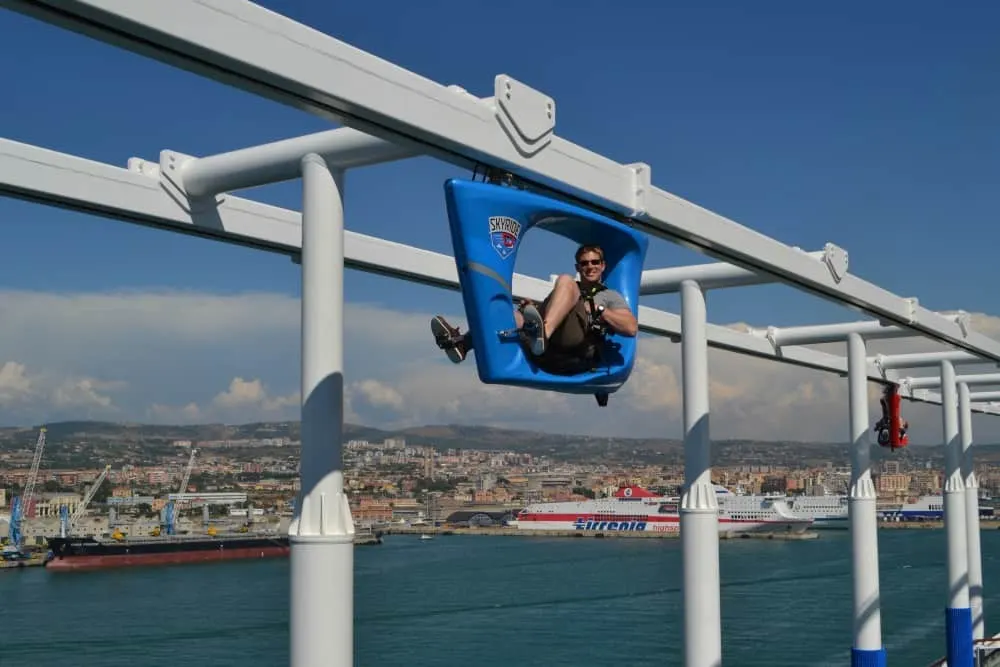 Carnival Vista: a family-friendly cruise ship - Mr Tin Box on SkyRide