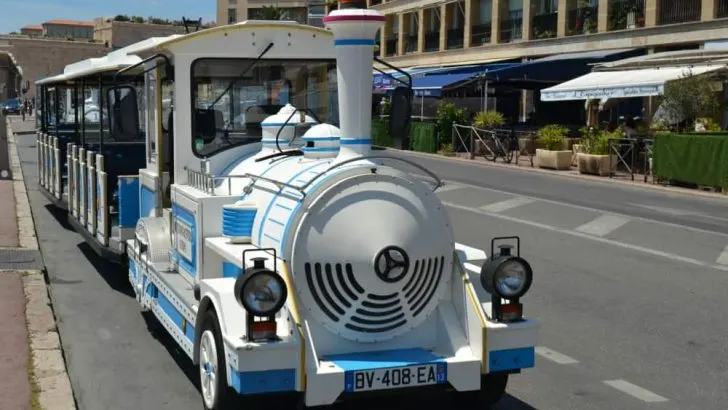 Le Petit Train Marseille with kids