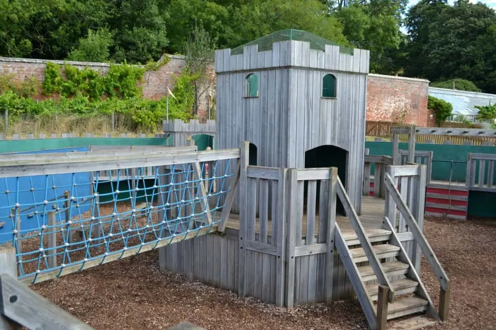 Courtney Fort play area at Powderham Castle