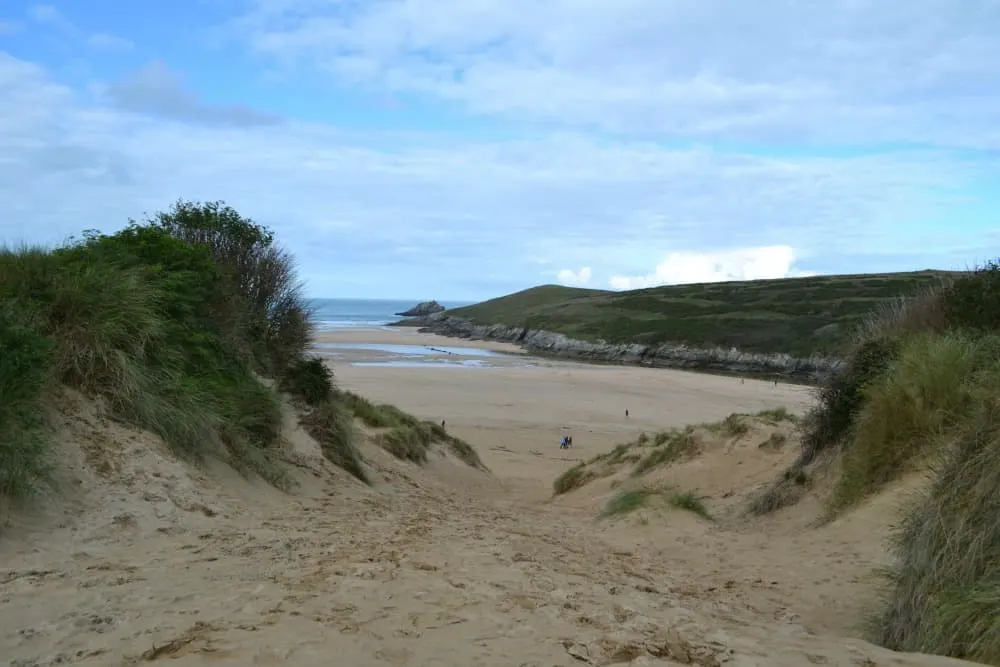 Crantock Beach - Cornwall with kids: outdoor family attractions
