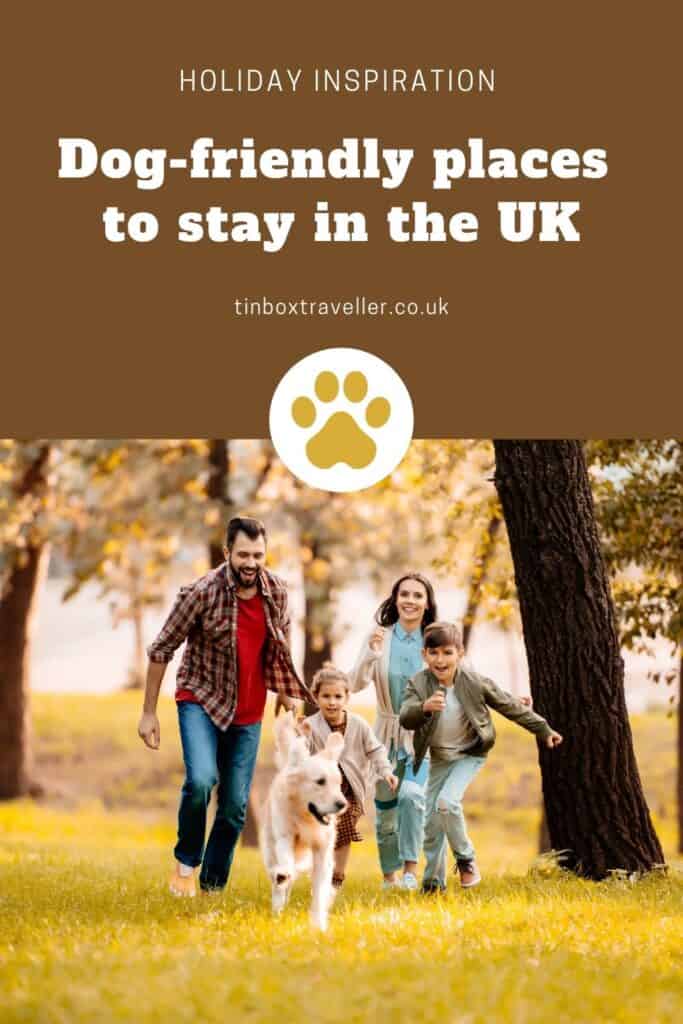 Finding family and dog-friendly UK holidays can be a bit of a chore. But fear not, I've been doing some research have found some top-notch places to stay #familyholidays #dogfriendly #UK #staycation #ideas #lodges #cottages #hotels #pet #friendly #kid #family #TinBoxTraveller