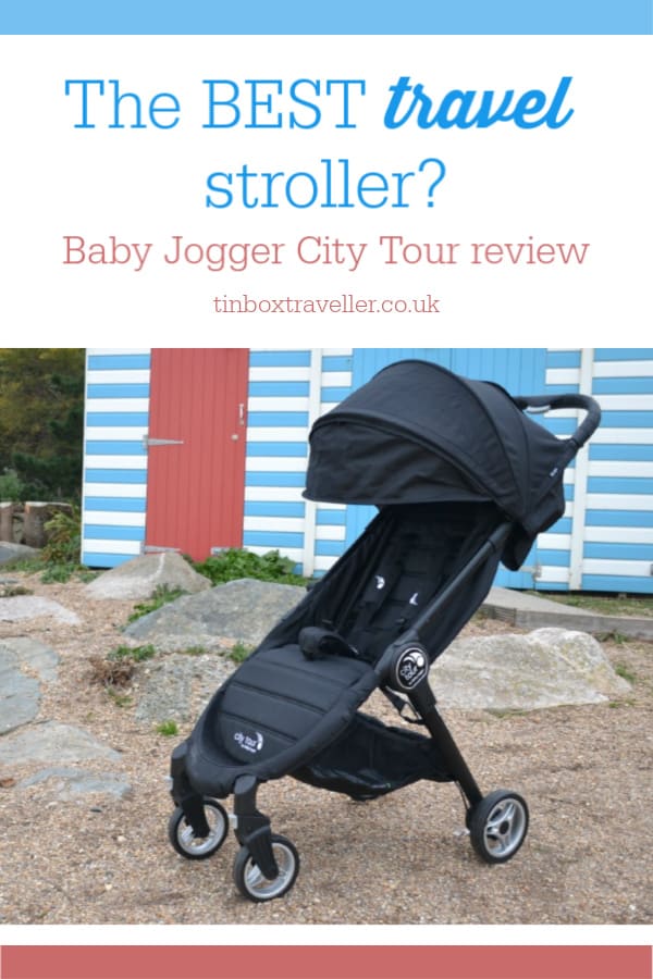 [AD gifted] Looking for a great travel stroller or buggy. Here's our review of the Baby Jogger City Tour - Baby Jogger's lightest and most compact stroller yet. We've added it to our essential kit for travel with kids #stroller #pushchair #travel #familytravel #baby #toddler #familytravelblog #flyingwithababy #flying #best 