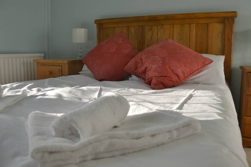 Double bedroom at Bryn Parc in Mumbles - Home from Home holiday cottage