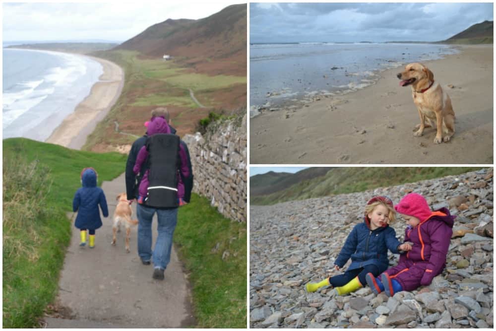 Rhossili Bay, Gower - Swansea Bay family adventure
