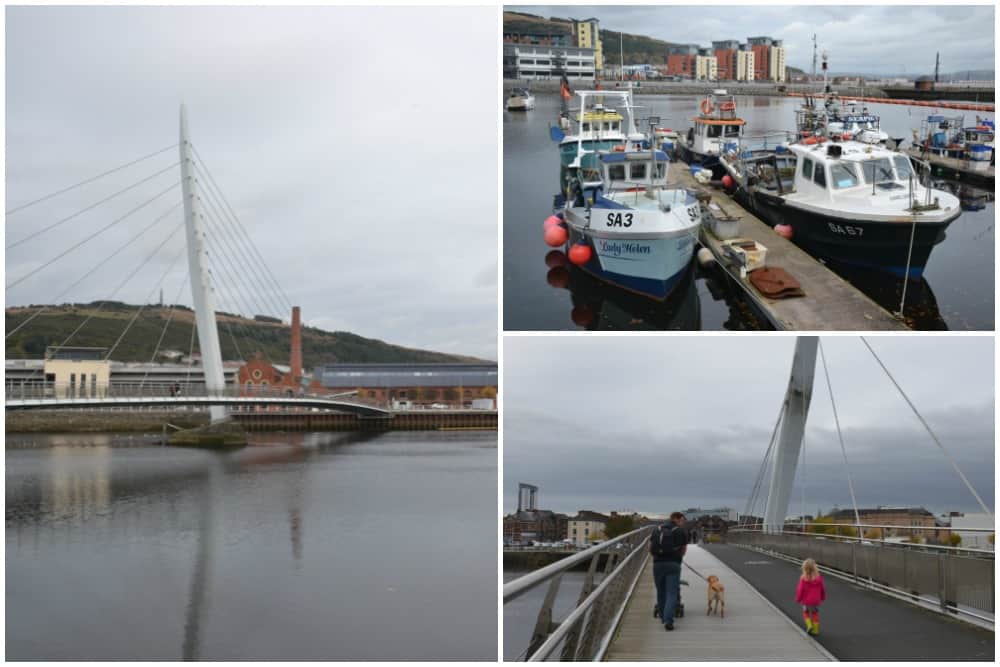 Swansea docks and marina - Swansea Bay family adventure
