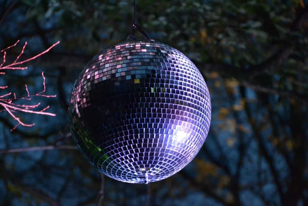 Glitter ball at Coleton Fishacre Coleton Aglow - Christmas in Devon