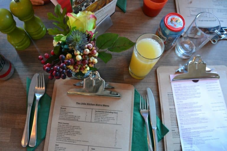 Menu at The Little Kitchen Bistro