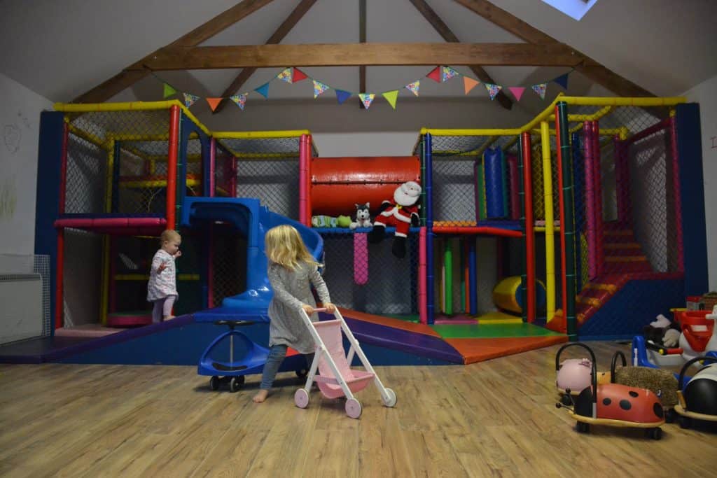 Play Barn at Bosinver Farm Cottages - - A perfect winter holiday with children at Bosinver, Cornwall