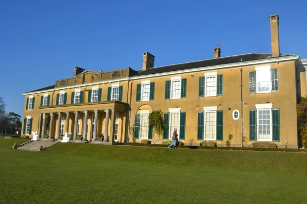 Polesden Lacey house fronting onto lawn - Unseen Spaces at Polesden Lacey National Trust