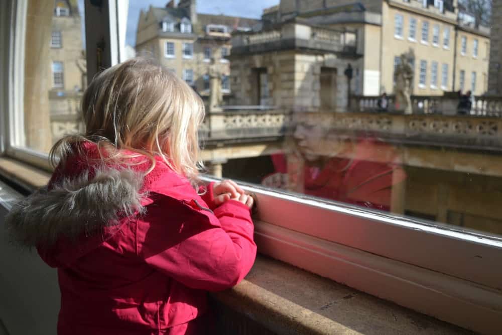 Tin Box Baby in gallery - Visiting the Roman Baths with toddlers