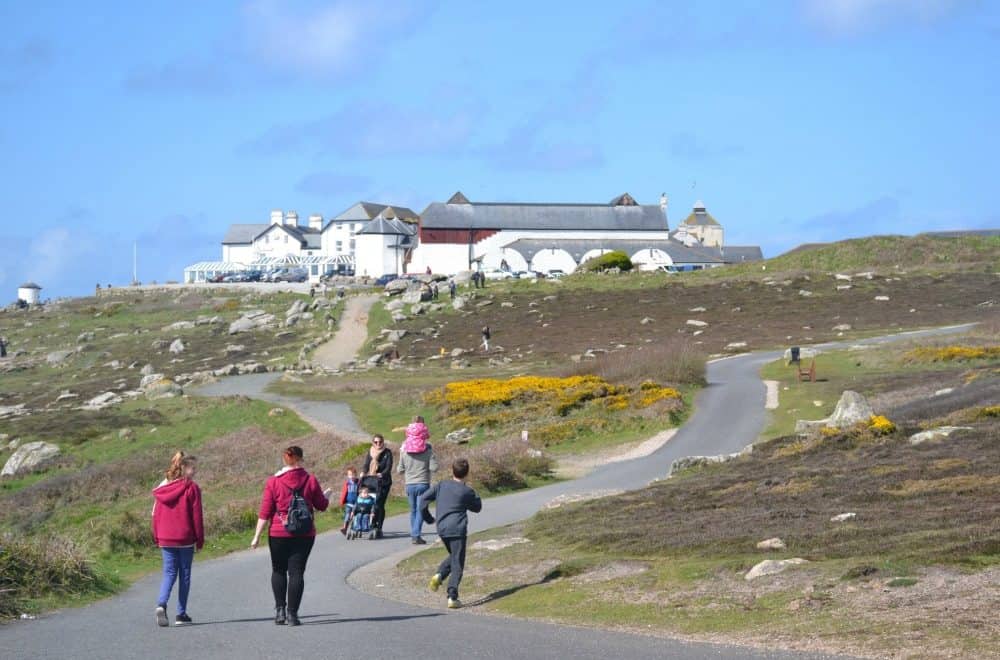 View of the Land's End visitor centre: Land's End with kids