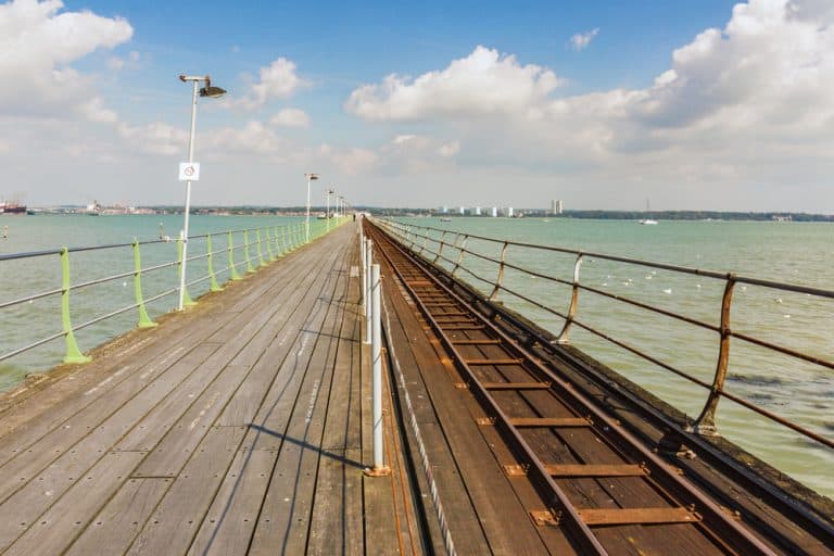 Hither Pier - Hampshire days out: a ride on Hythe Ferry and exploring Southampton on foot