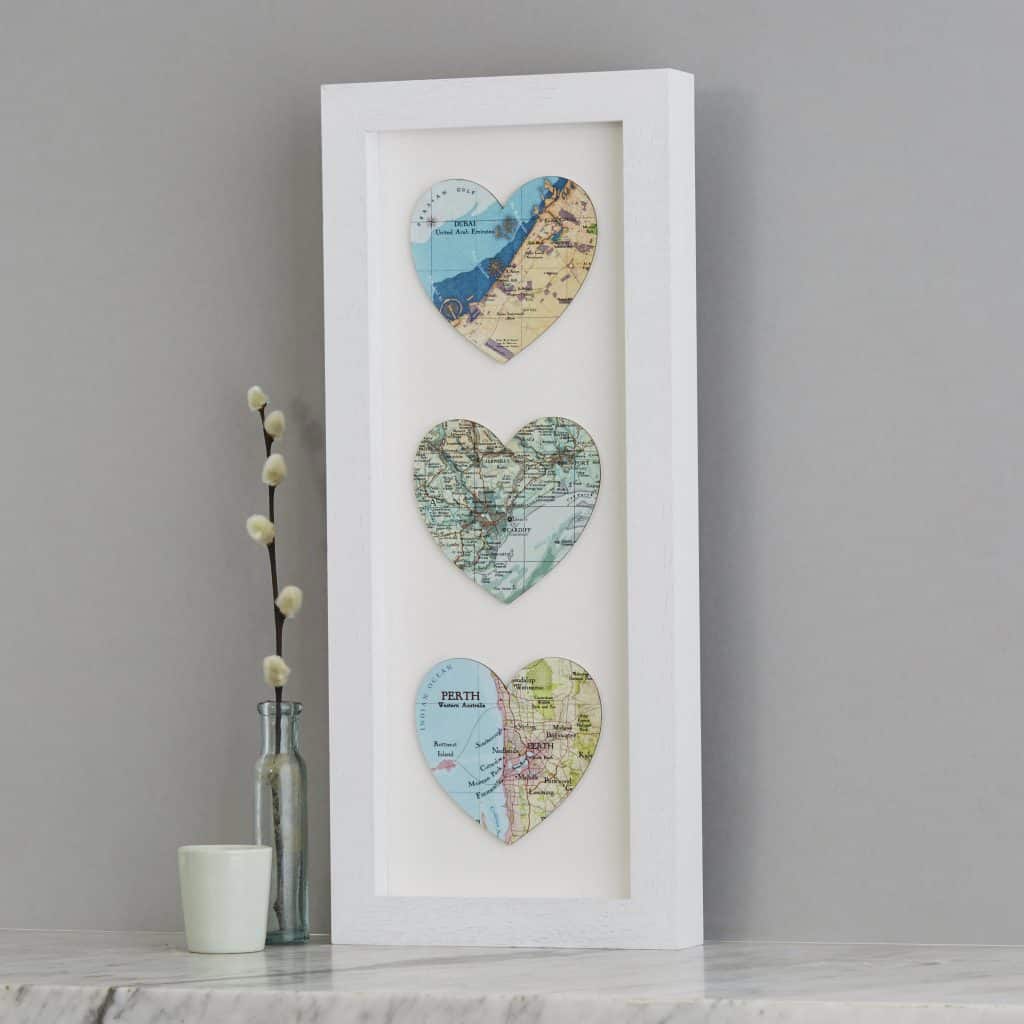 INSPACES map art - capture travel memories at home