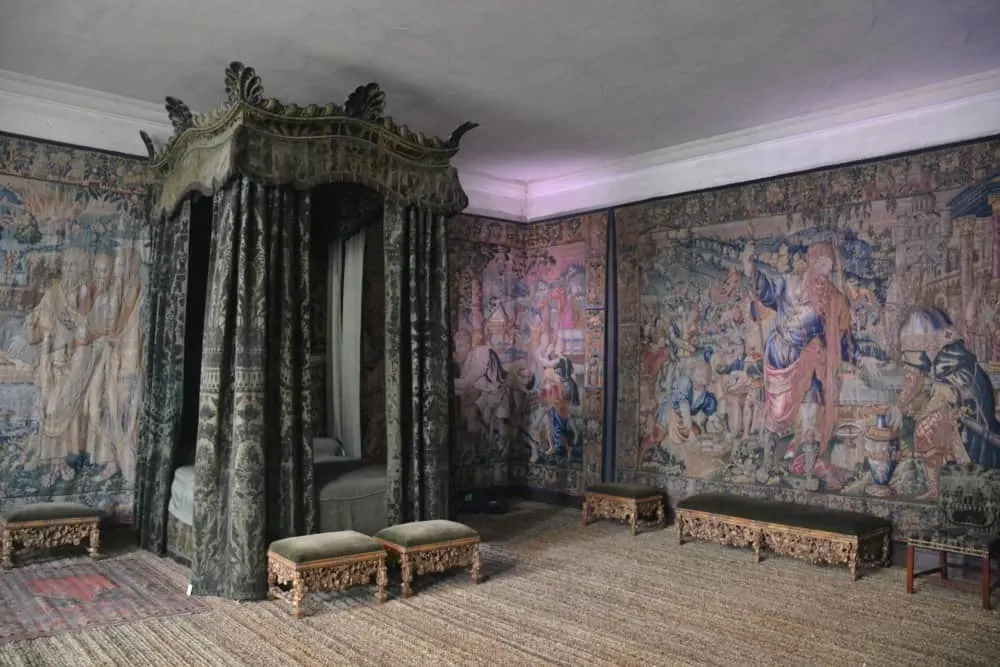 Bedroom in Hardwick Hall National Trust Derbyshire