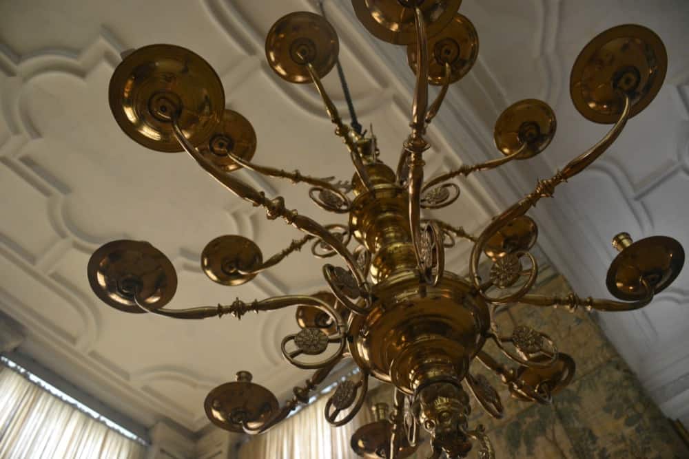 Chandelier in Hardwick Hall National Trust Derbyshire