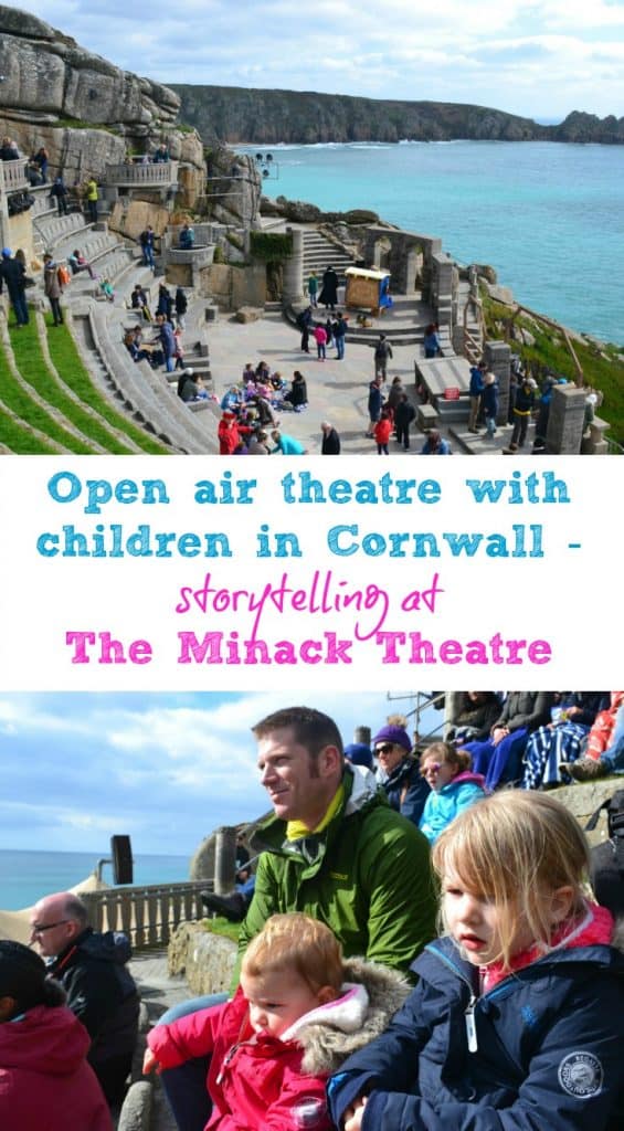 A review of family storytelling at the Minack Theatre in Cornwall - a unique open air theatre experience overlooking the Atlantic Ocean