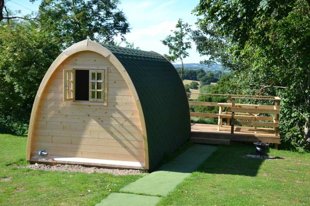 Glamping pod at Andrewshayes - an East Devon holiday park review
