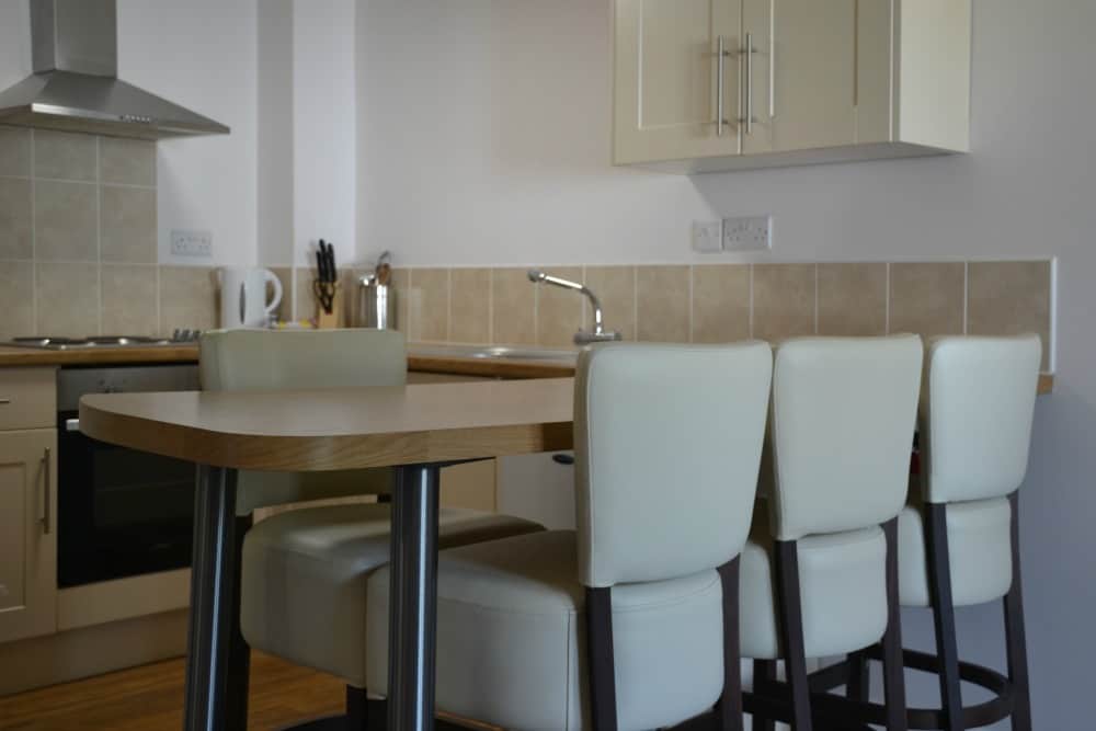 Kitchenette in a Tamar Plus Apartment at China Fleet Country Club