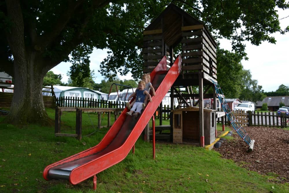 Playground at Andrewshayes - an East Devon holiday park review