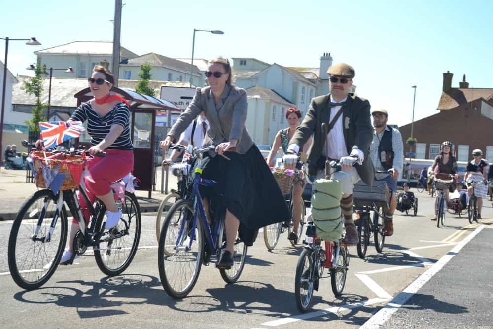 Seaton heritage ride which took place near Andrewshayes - an East Devon holiday park review