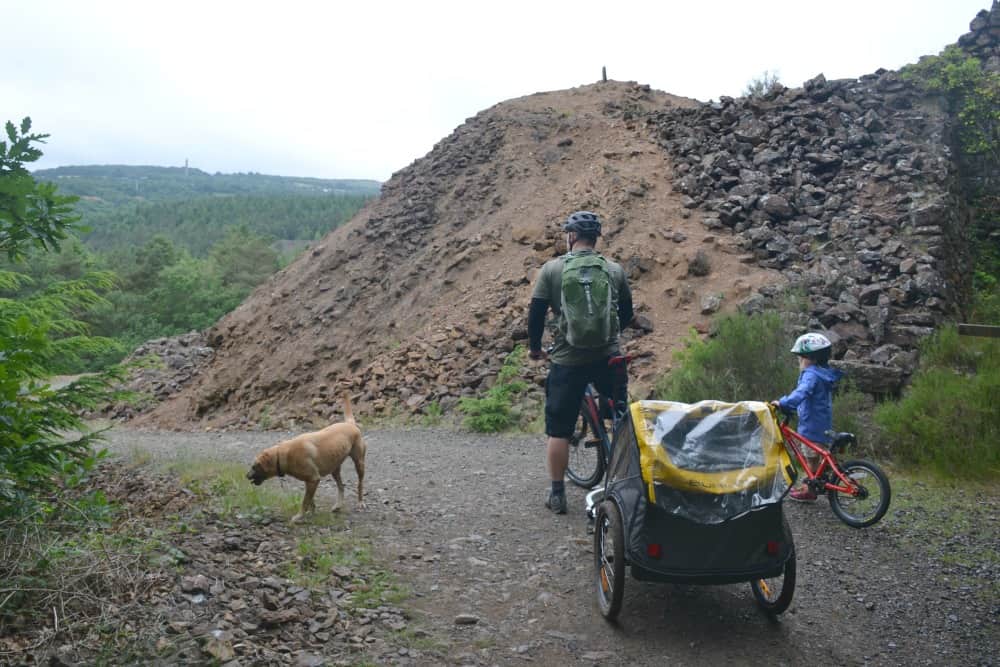 Tin Box family cycling on Dartmoor - cycling with toddlers