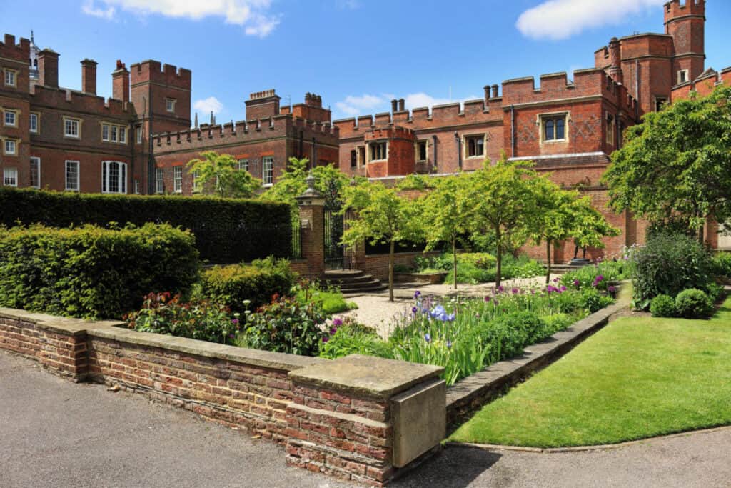 Part of Eton College and ornamental garden