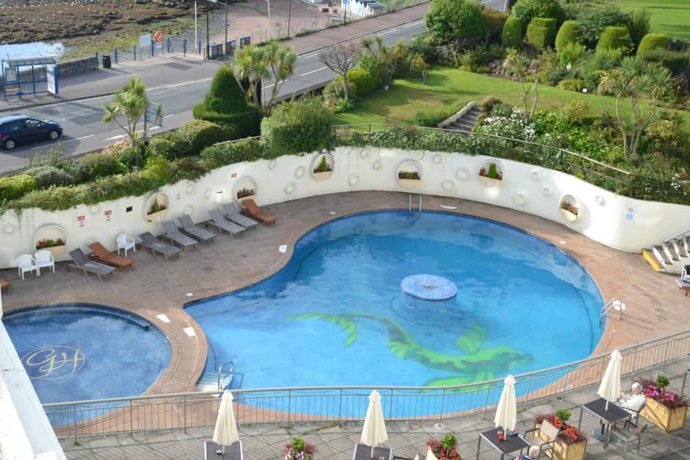 Outdoor swimming pool at The Grand Hotel Torquay