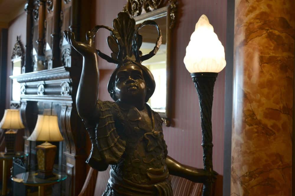 Statue in Grand Hotel Torquay