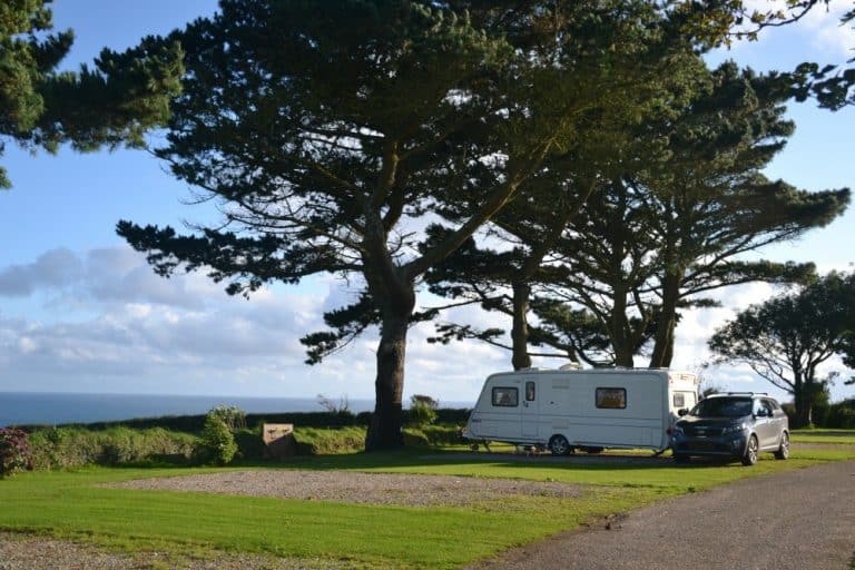 Tin Box overlooking Cornish coast - Seaview International review a family campsite in Cornwall