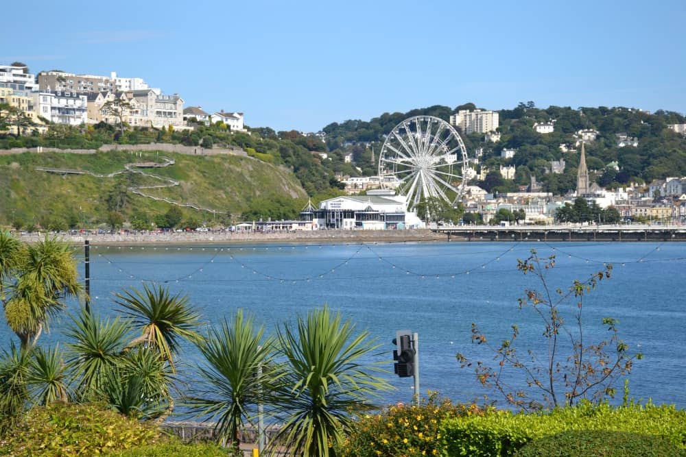 View of Torquay from The Grand Hotel terrace
