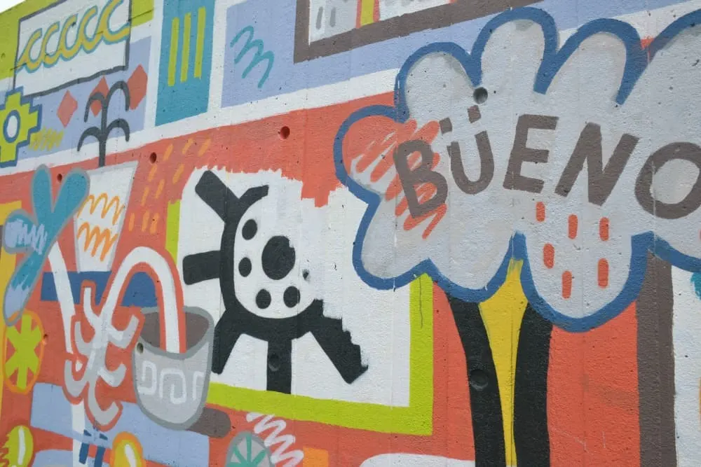 Graffiti art - hidden views of London's South Bank