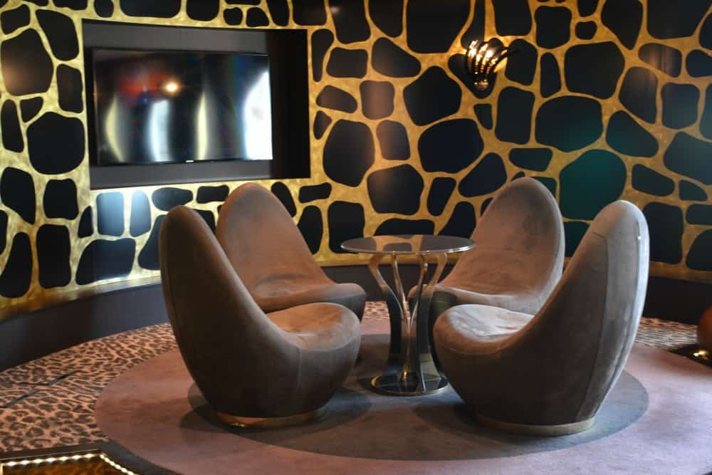 Safari Lounge seating onboard MSC Preziosa
