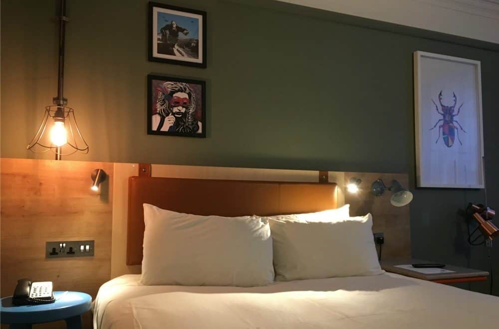 Double room at the Mercure Bristol Grand Hotel