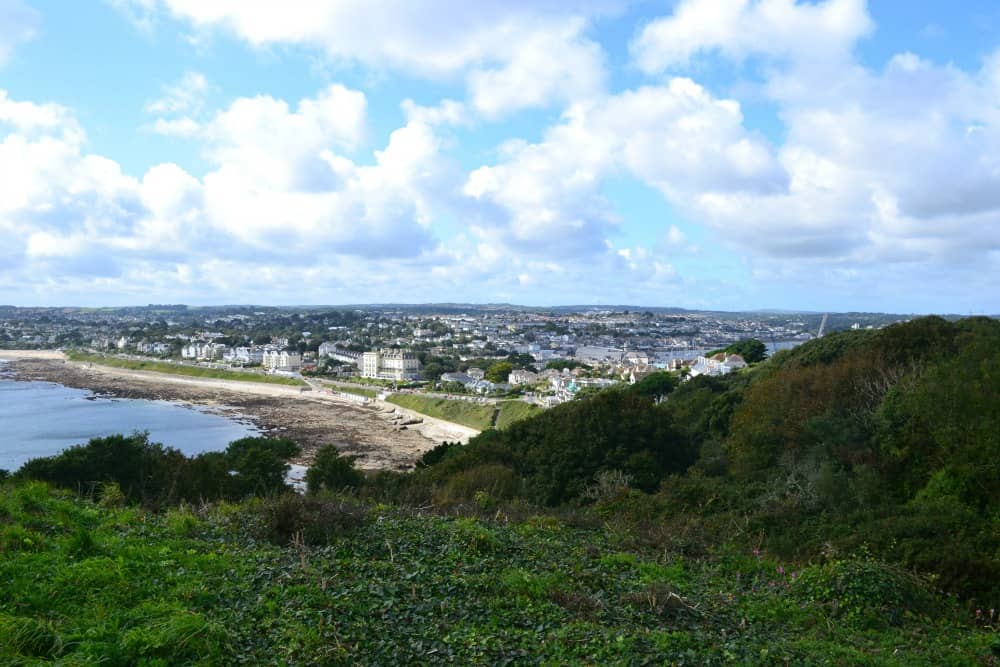 View of Falmouth from Pendennis Castle 