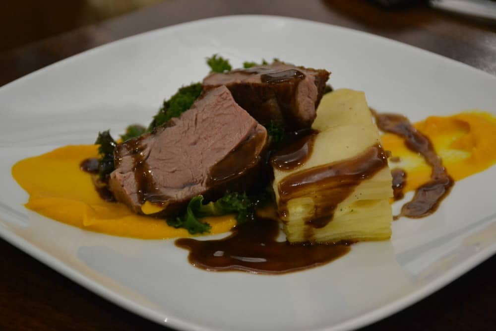 South West lamb rump at Moorland Garden Hotel