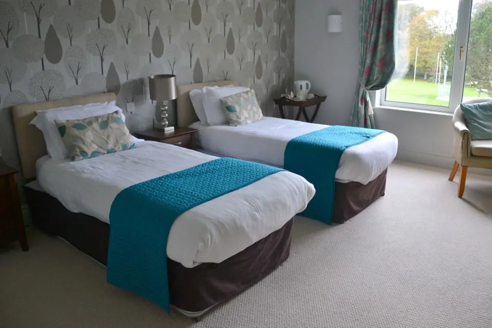 Twin room at Moorland Garden Hotel