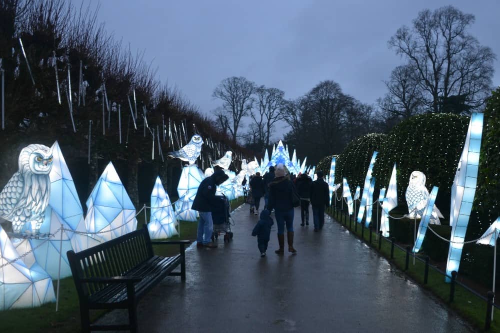 Path to Snow Queen - Longleat Festival of Light
