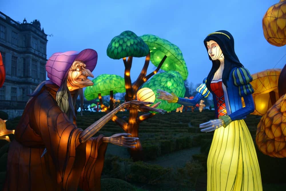 Snow White and Witch - Longleat Festival of Light