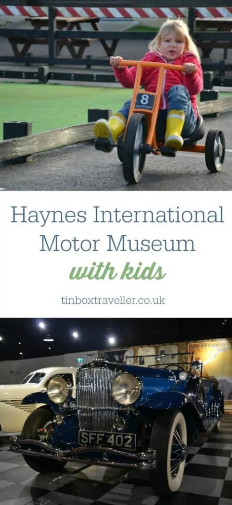 If you love cars then a visit to the UK's largest collection of vehicles is a no brainer. But what is there to do at Haynes International Motor Museum with kids? Here's what we discovered #daysout #Somerset #familytravel #carmuseum #museum #travel #familydaysout