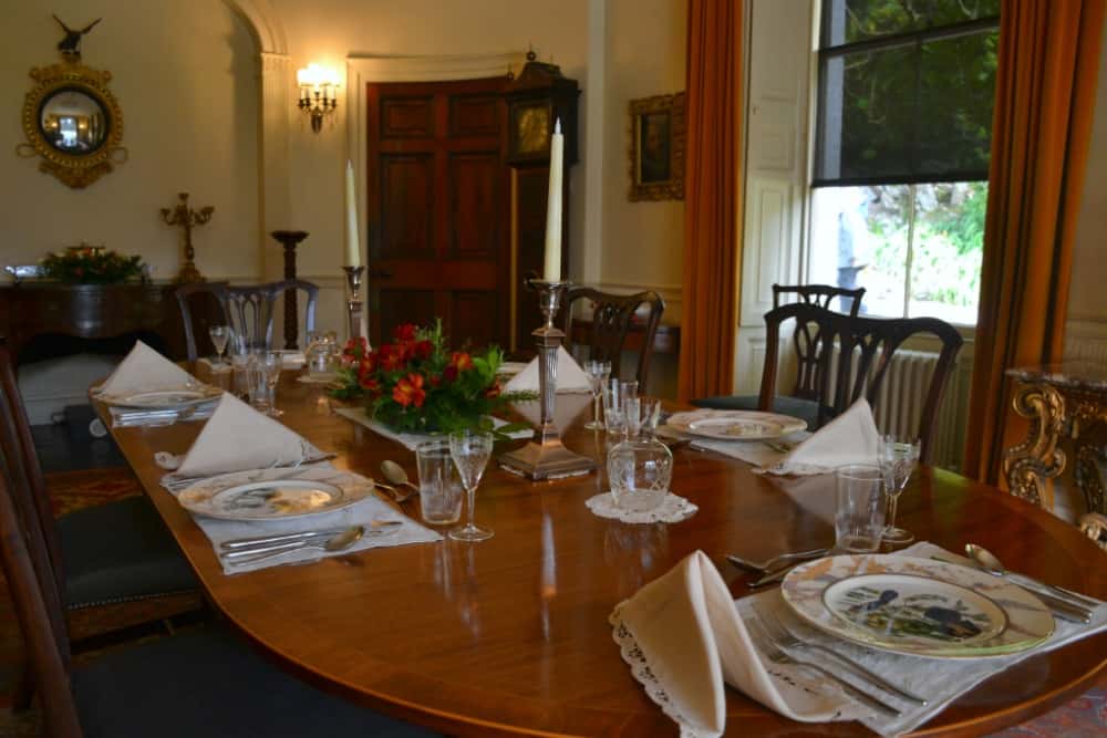 Dining room - Visiting Agatha Christie's Greenway by boat