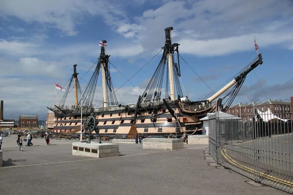 HMS Victory Portsmouth Historic Dockyard - a city break with kids