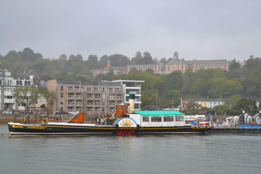 Kingswear Castle and BRNC - Visiting Agatha Christie's Greenway by boat