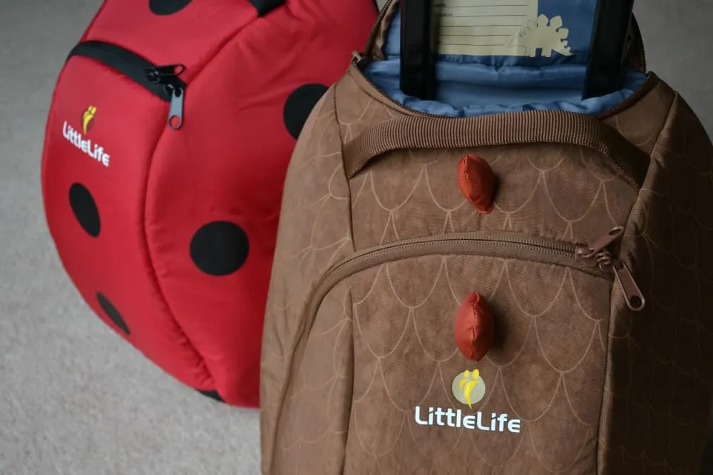 LittleLife wheelie bags close - Luggage for kids: LittleLife wheelie bag review